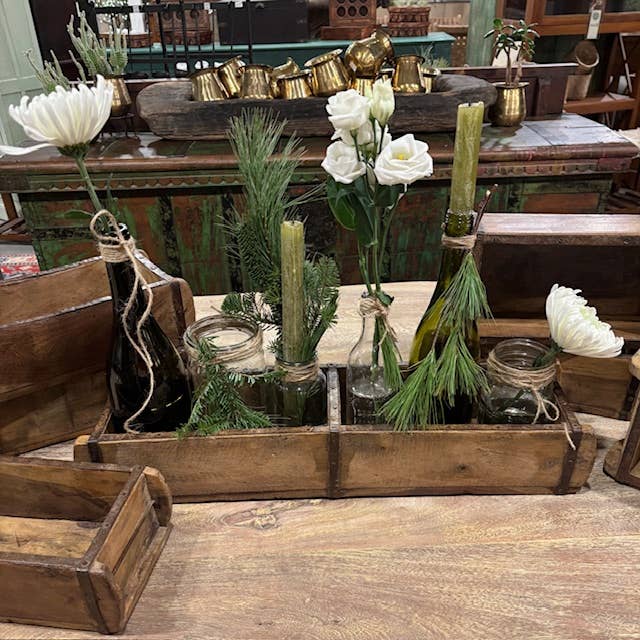 Asia West – Großhandel Hochbeet – Pflanzgefäß aus recyceltem Teakziegel-Formteil3