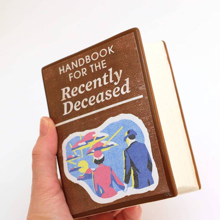 Lenny Mud - Wholesale Pen & Pencil Holder - Handbook for the Recently Deceased Beetlejuice Pencil Holder, decoupaged, vase
