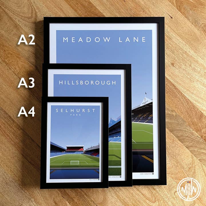 Matthew J I Wood Design & Illustration – wholesale Poster – Wimbledon Crazy Gang Poster