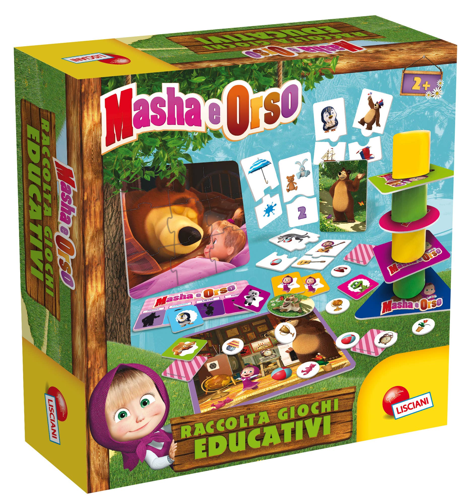 Liscianigiochi IT - Wholesale Toy Set - Kids - Masha Baby Ed Italia Educational Games Collection0