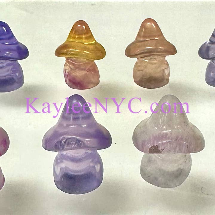 KayleeNYC - Wholesale Spiritual Stone/Crystal - Mini Candy Fluorite Halloween Carvings Crystal (Copy)