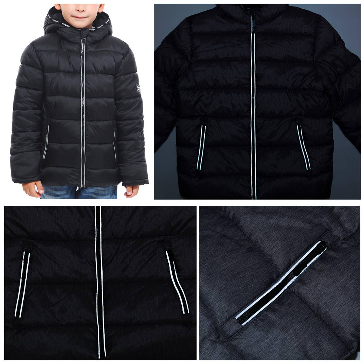 Rokka & Rolla - Wholesale Puffer Jacket - Kids - Boys' Heavy Winter Puffer Coat Bubble Jacket21