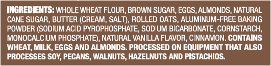 Delallo - Vente Biscuits - Biscotti aux amandes et à la cannelle (emballés individuellement)2