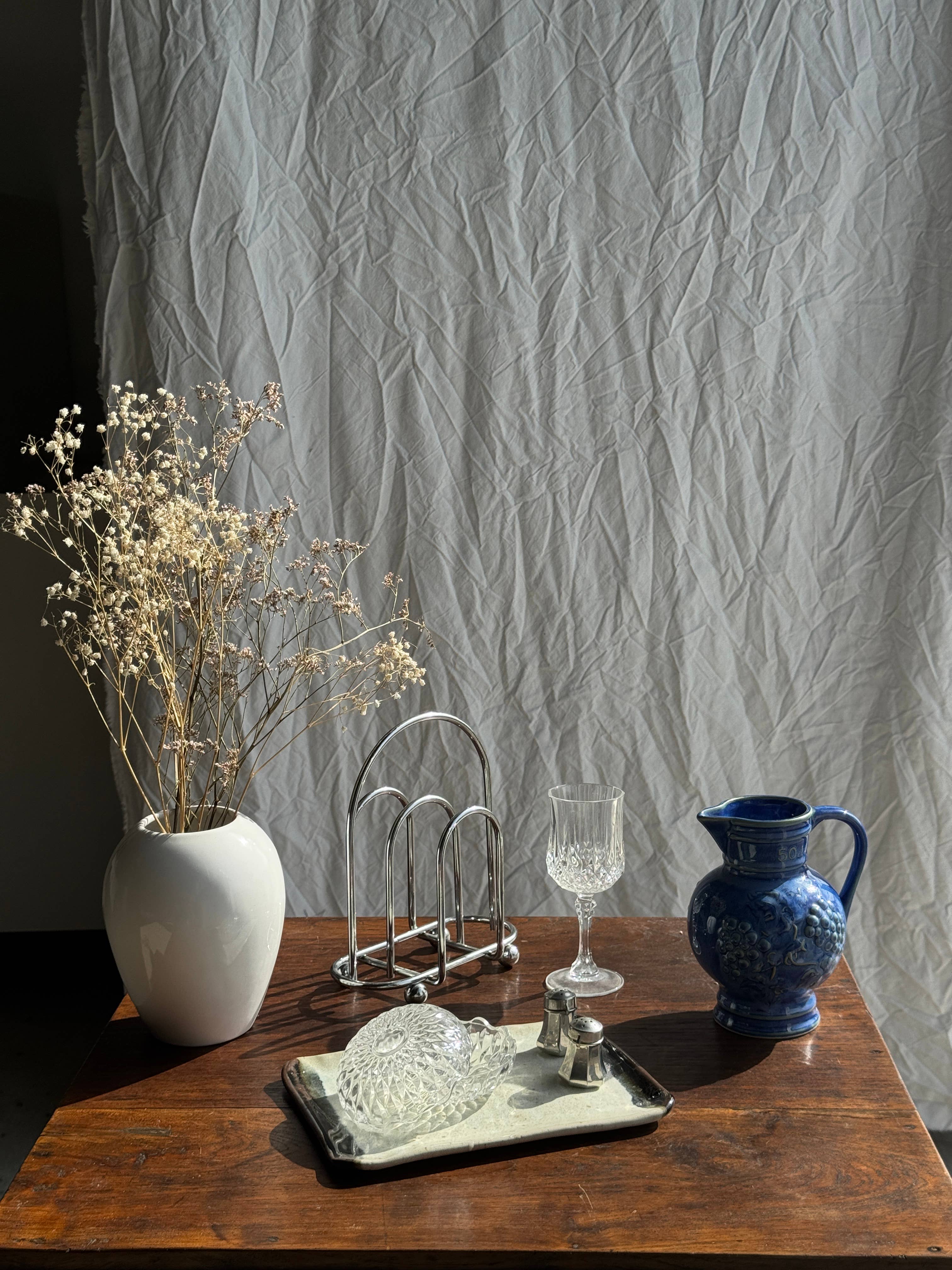 Office Objets - Vendita all'ingrosso Portatovaglioli - Porta toast o tovagliolo in metallo argentato H20.5 L171