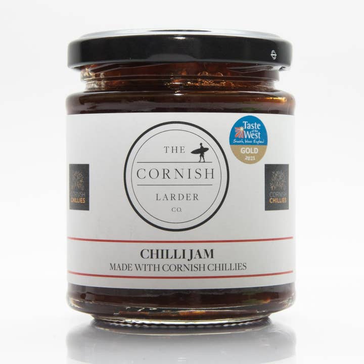 Chili-Marmelade mit Cornwall Chilis für den Großhandel von The Cornish Larder LTD
