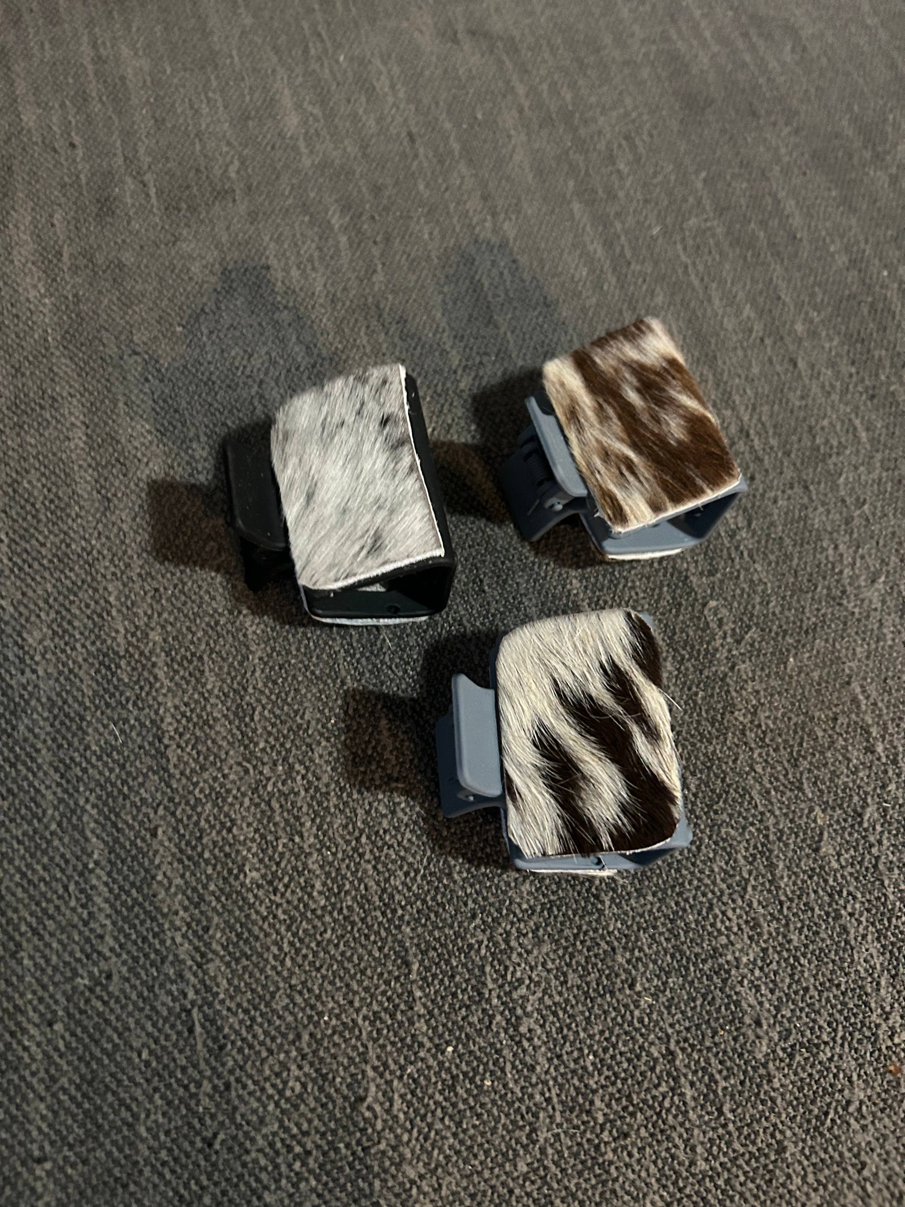 Southern Belles and Shotgun Shells - Vendita all'ingrosso Forcine per capelli - Fermagli per capelli in vera pelle di vacca western2