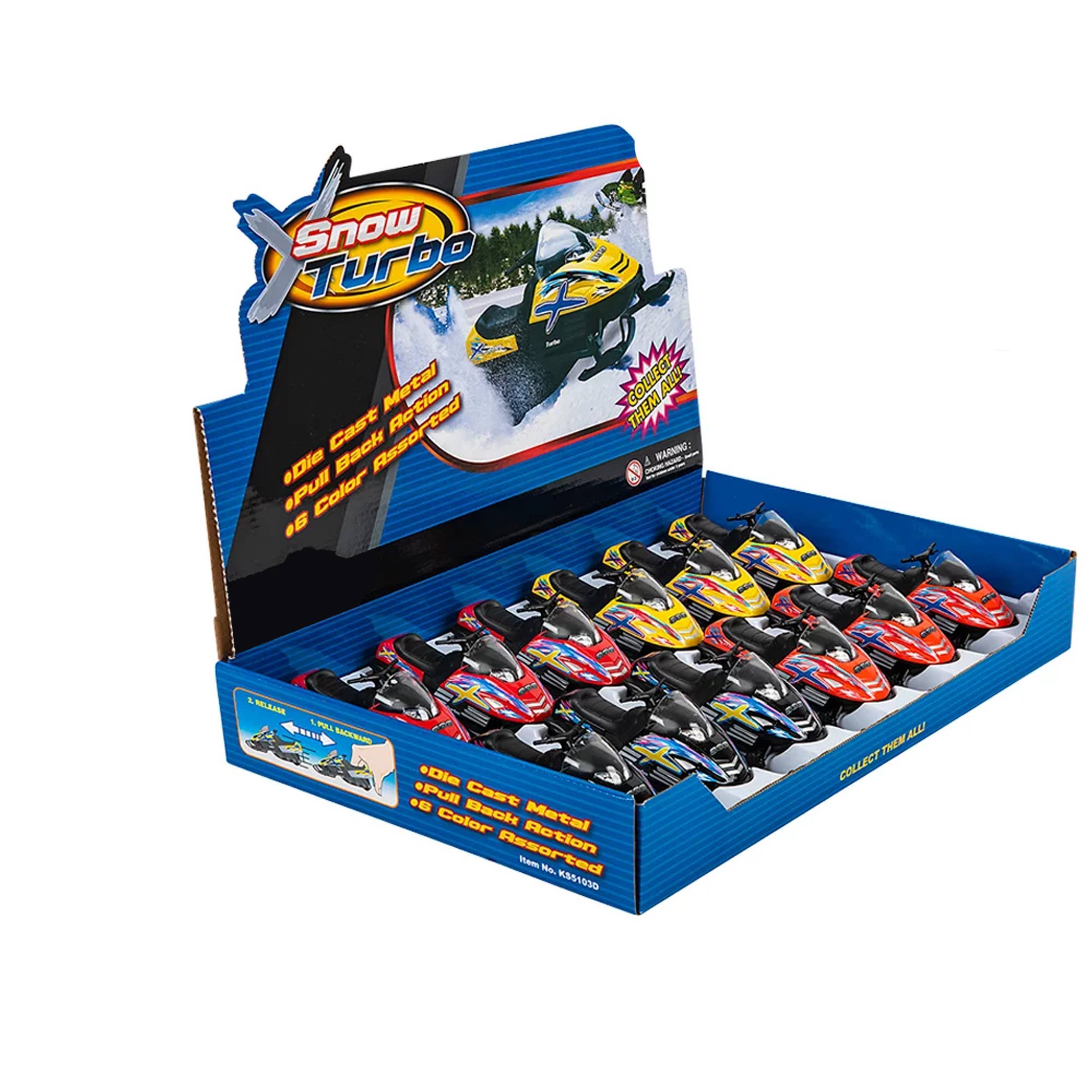 Holiday Farm - Wholesale Toy Car/Truck - Kids - Die-Cast Pull Back Snow Turbo Kids Toy6