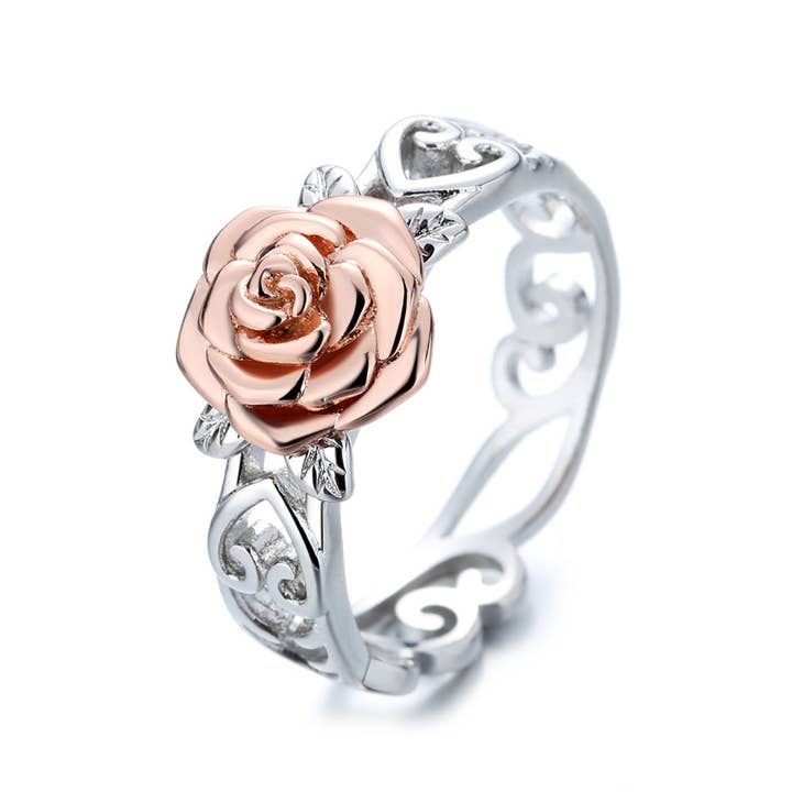 Sterling Silver Filigree Flower Ring for wholesale by Amy and Annette