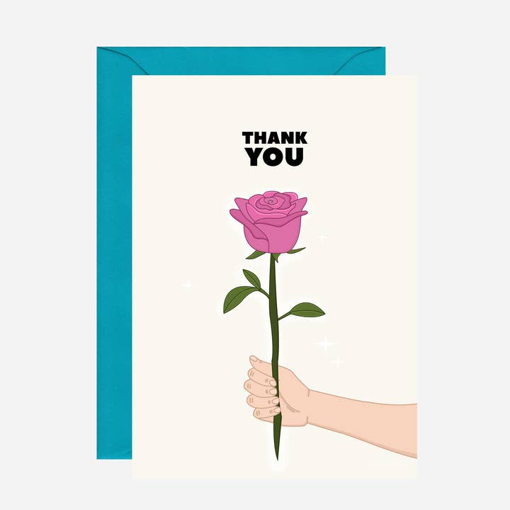 Rosen-Dankeskarte für den Großhandel von Pearl Ivy