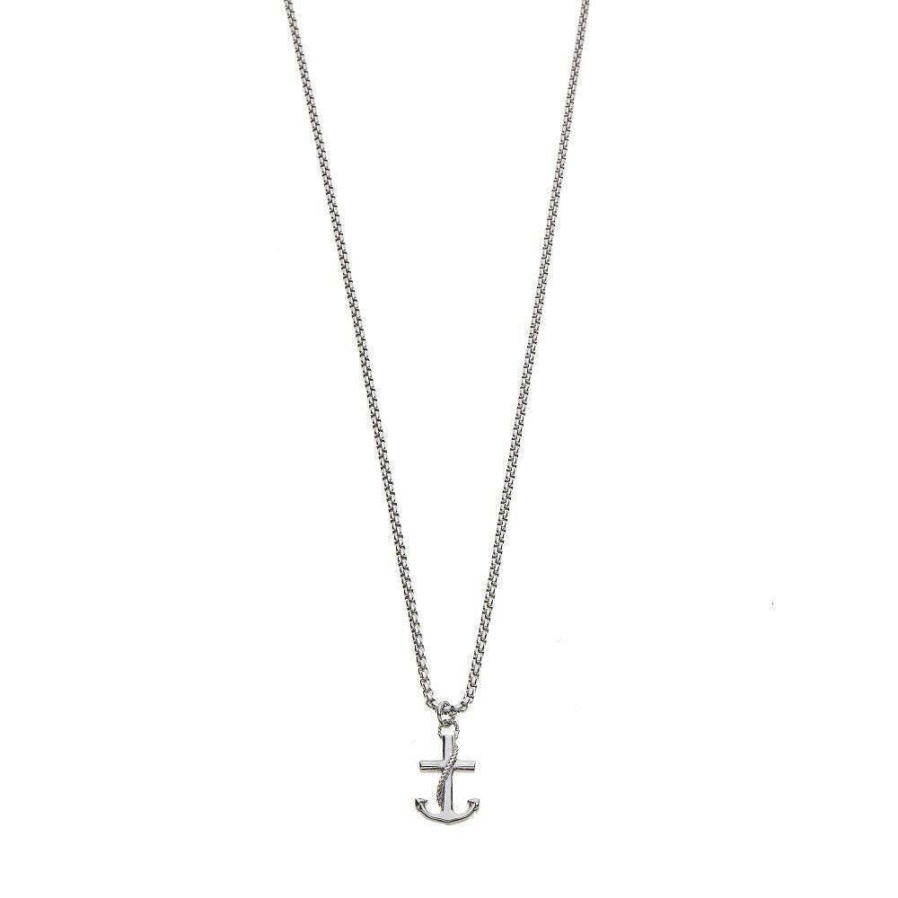 silver metallic Necklace - Uno for wholesale on Faire0