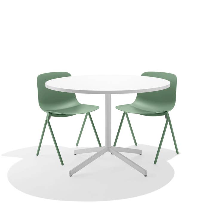 Herbert Designer Furniture - Wholesale Chair - Key Side Chair, Set of 2, Sage by Poppin