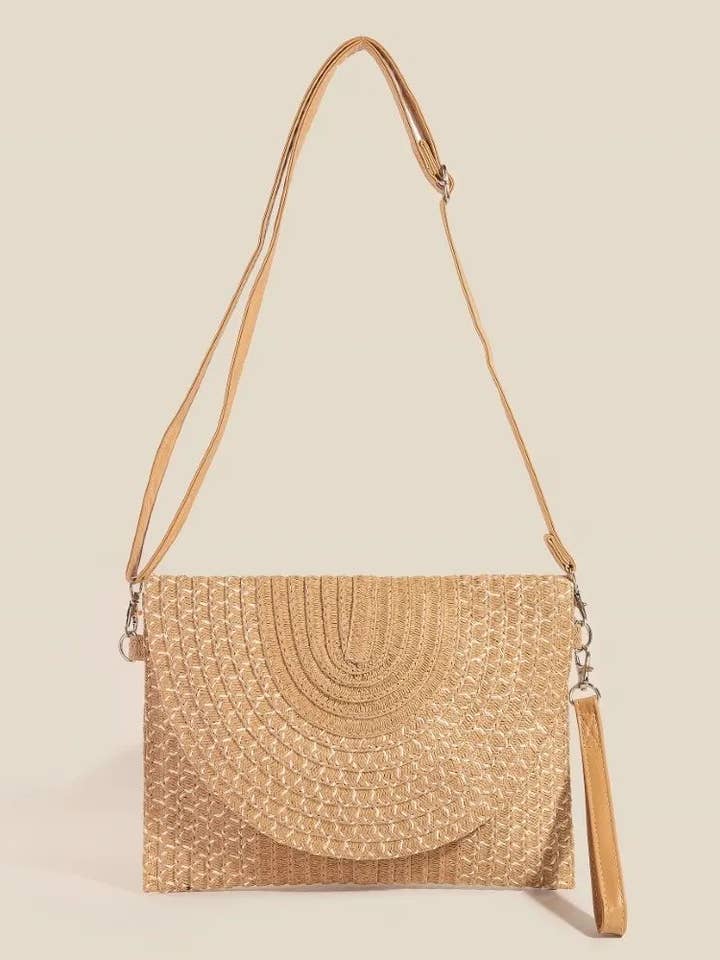 Bolso de mano tipo sobre tejido ajustado Fame para venta al por mayor de Garden Naked