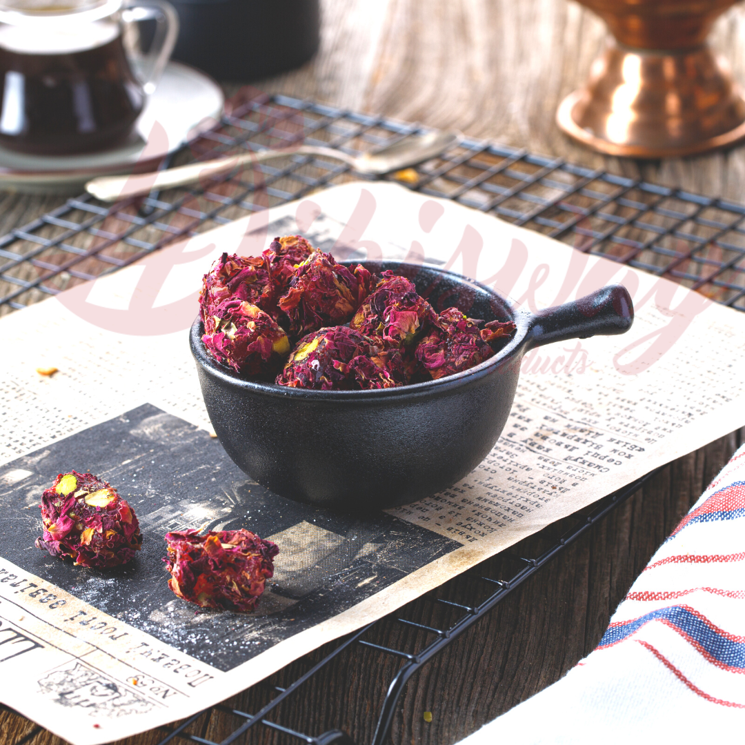 Hibisway - Wholesale Gummy - Loukoum Sunshine: pomegranate, pistachio, and rose petal (1kg)2