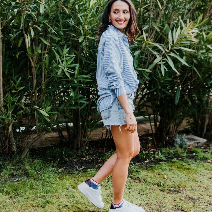 Maison Causettes - Wholesale Socks - Women's - Women's organic cotton lurex socks - Justine L'Amour2