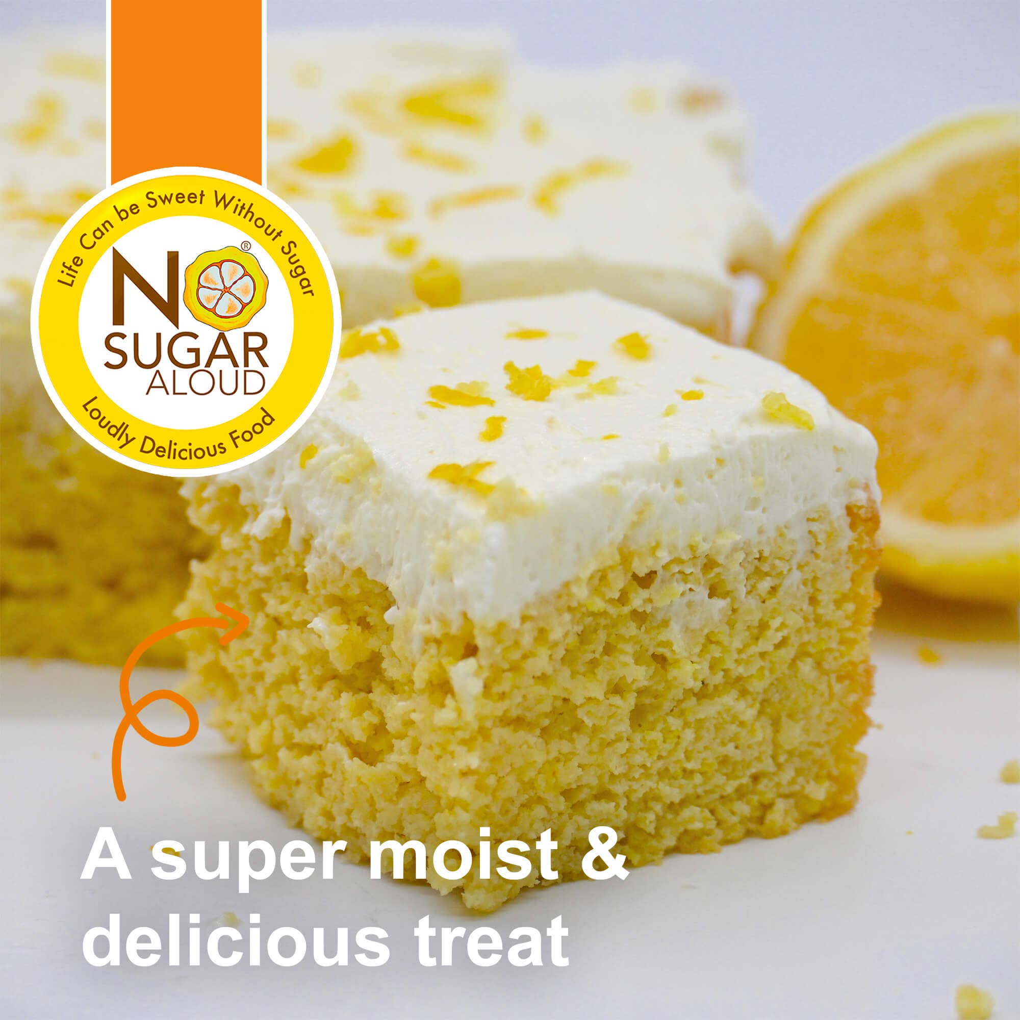 No Sugar Aloud LLC - Wholesale Cake Mix - Low-Carb Lemon Cake Mix6