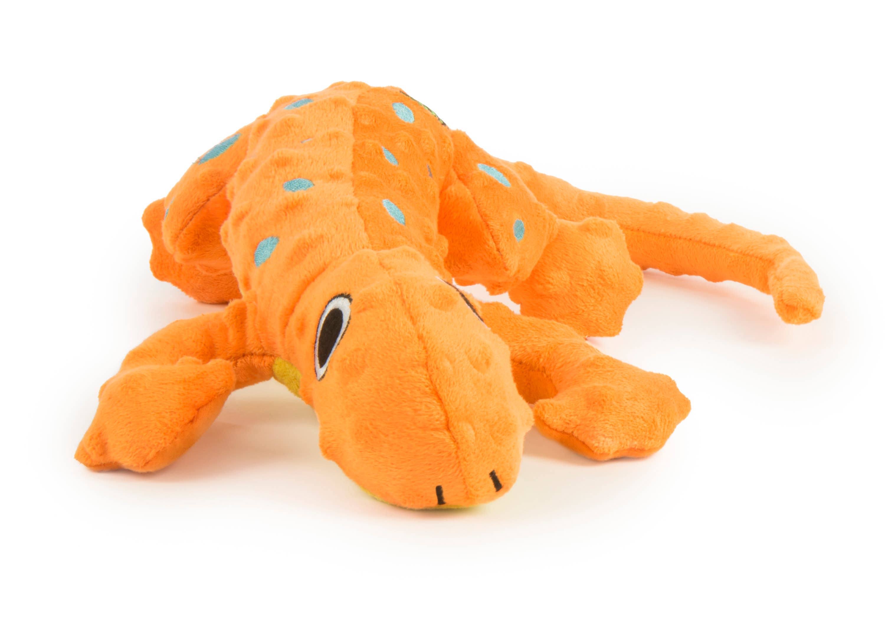 Pet Palette Distribution - Wholesale Pet Plush Toy - Dog - goDog Amphibianz Gecko Squeaky Plush Dog Toy Large5