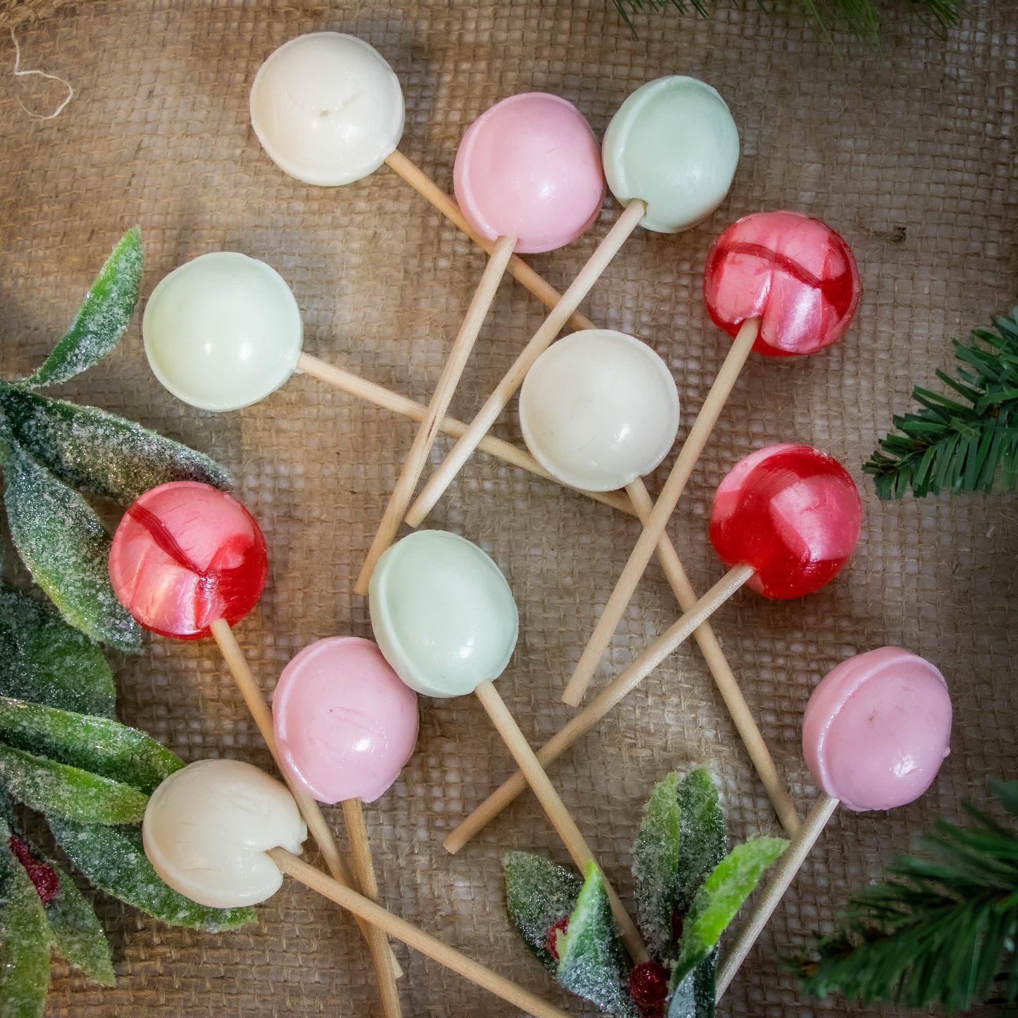 Startup Candy Co. - Wholesale Lolly - Merry & Bright Jumbo Pop Assortiment - 12 Pack1