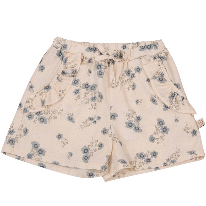 Tyra Shorts - Blue Floral for wholesale by Julie Dausell
