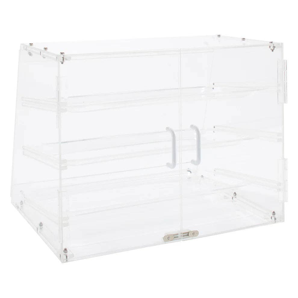 EcoQuality - Vente Présentoirs - Vitrine acrylique ADC-2 à ADC-4 avec 2 à 4 plateaux2