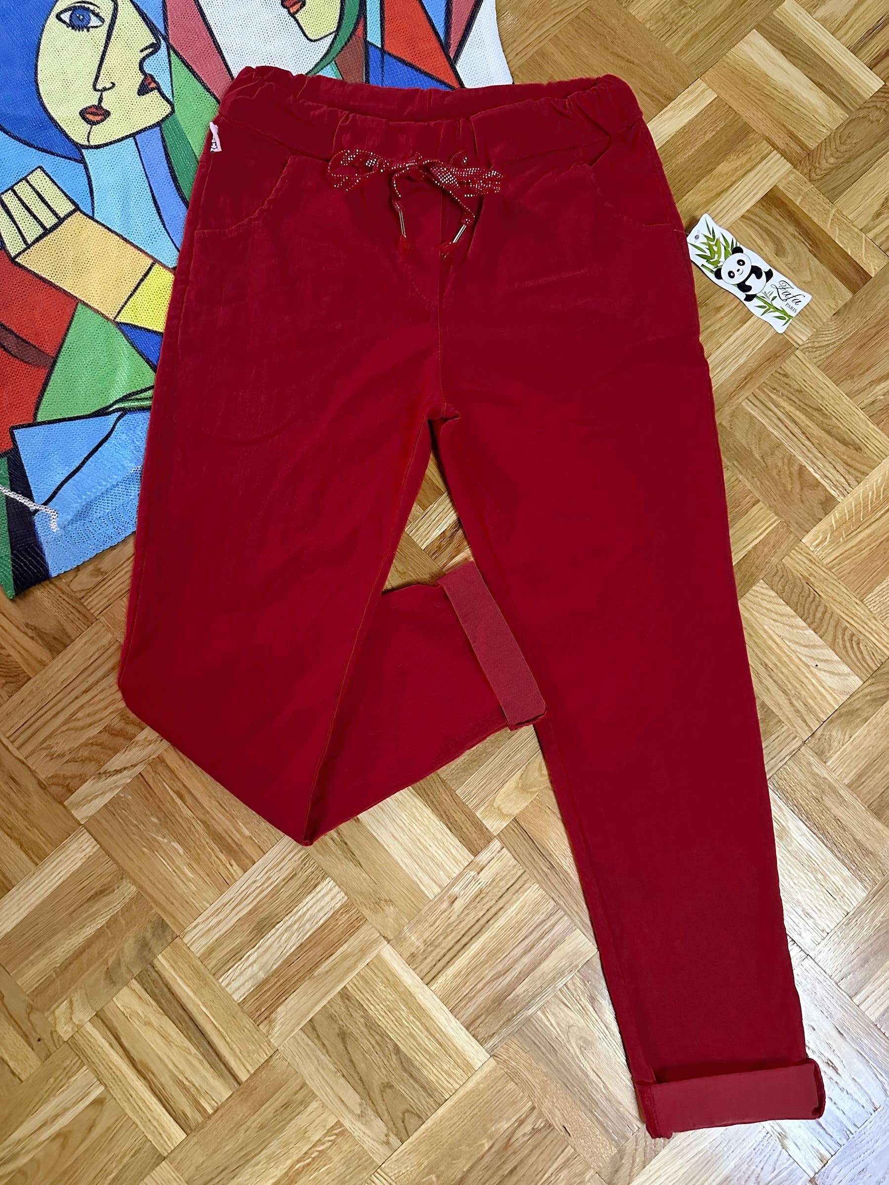 ZAFA PARIS - Wholesale Pants – Women's - 74FB0P002-PLUS size-pantajogg with pouch37