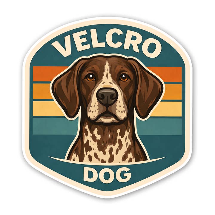 Cão Pointer Alemão de Pelo Curto - Autocolante Cão Velcro por atacado de Sticker Atlas