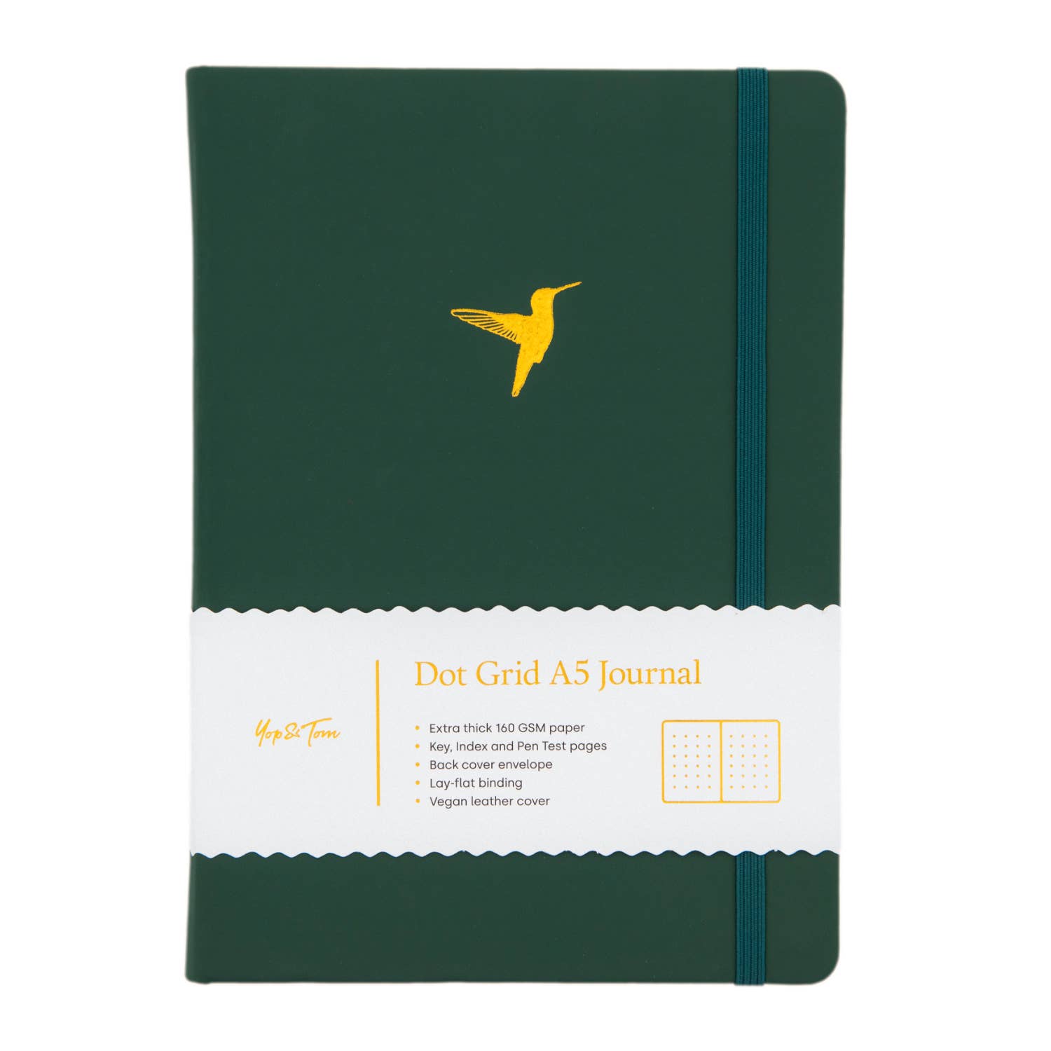 Yop & Tom | Journals, Notebooks & Planners – Engroshandel Dagbog – A5 Dot Grid Notesbog – Kolibri1