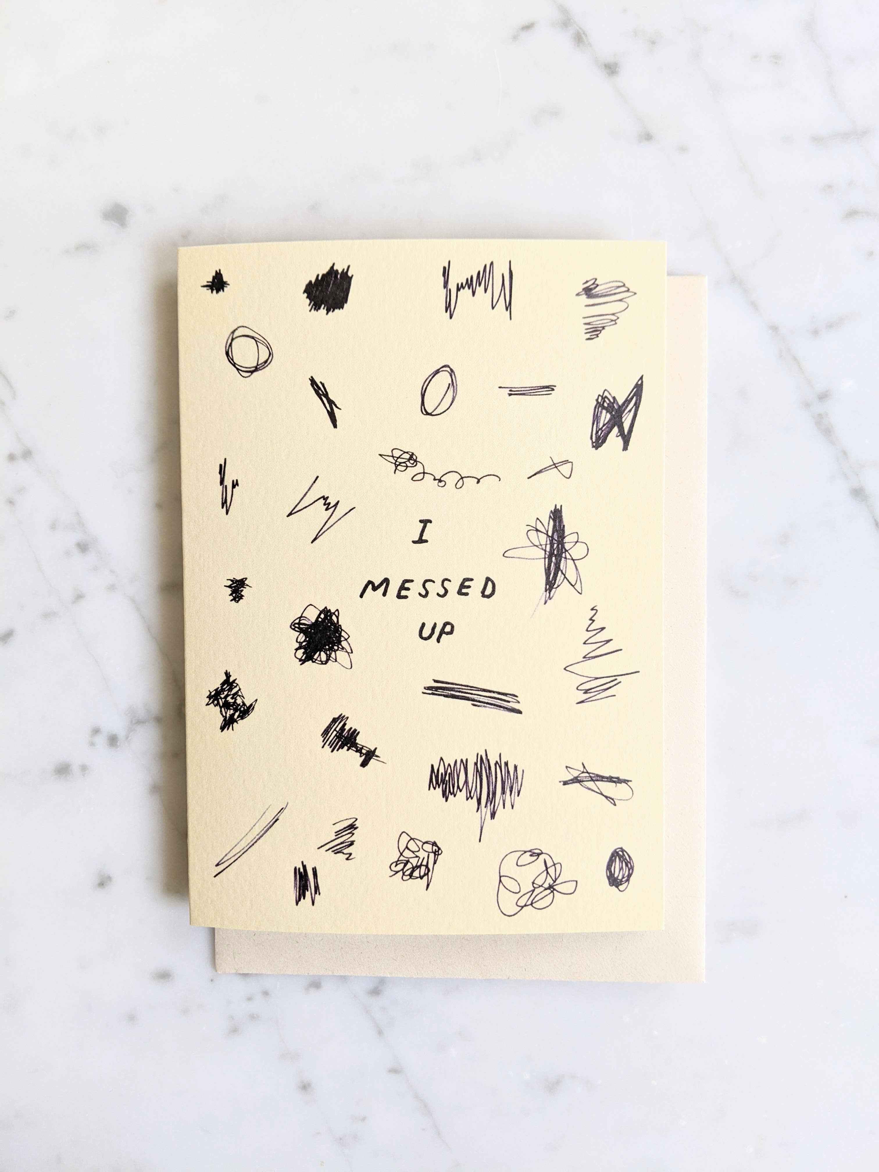 Madeleine Sywulak US - Wholesale I'm Sorry Card - I Messed Up Card3