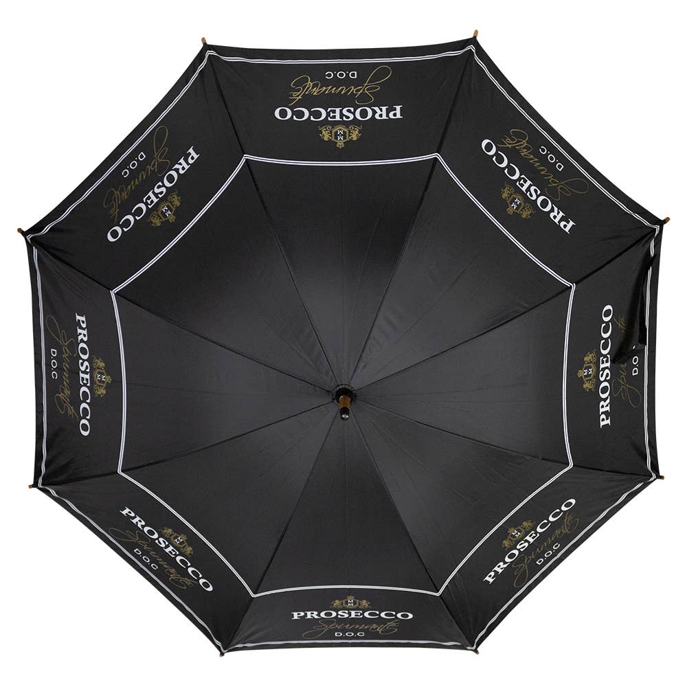Mars & More - Brand of B Living - Wholesale Umbrella - Unisex - Prosecco Wine Umbrella Black 105 Cm3