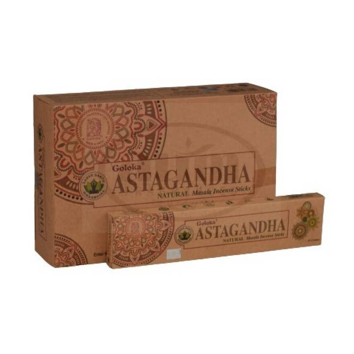 AUM Fragrances - Wholesale Smudge Stick - Goloka Organic Incense 15g Astagandha0