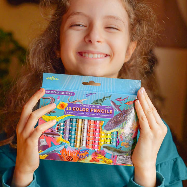 eeBoo - Wholesale Colored Pencil - Shark Special Biggie Pencil Assortment