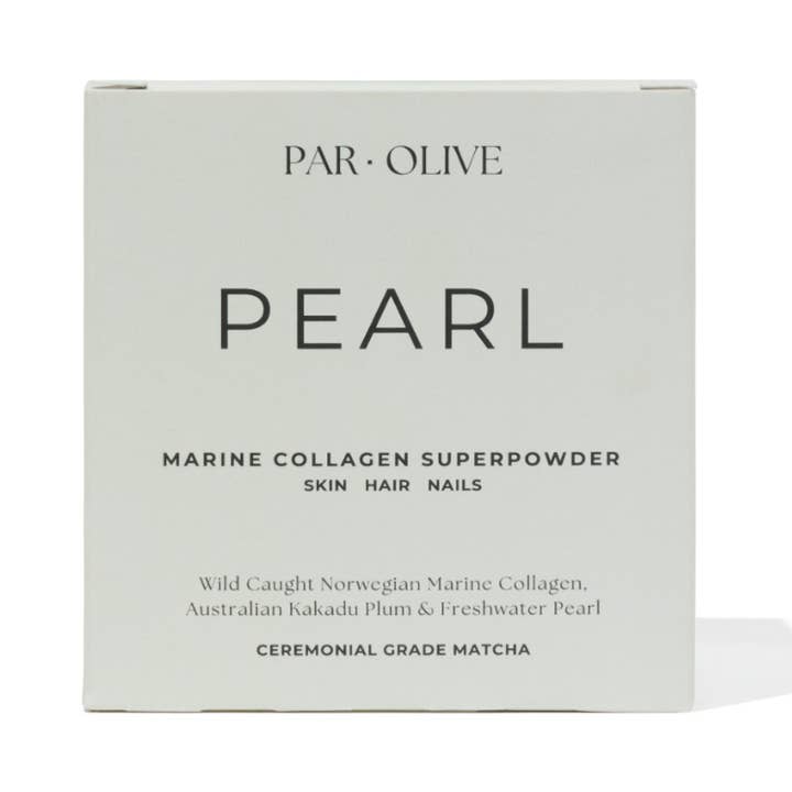 PEARL Marine Collagen Superpowder (Ceremonial Grade Matcha) Travel Set for wholesale by Par Olive