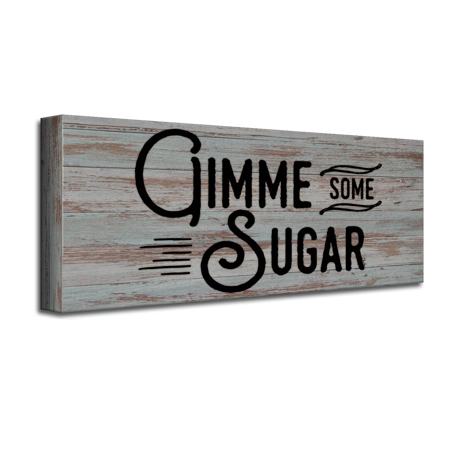 Ready2hangart, Inc. - Wholesale Sign - Gimme Some Sugar' Farmhouse Wrapped Canvas Textual Wall Art1