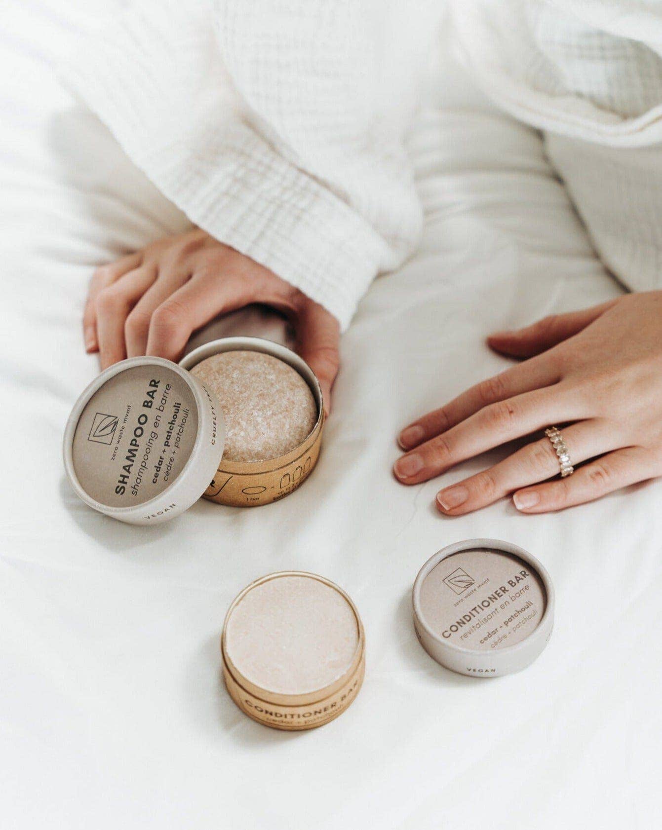 Zero Waste MVMT - Wholesale Hair Conditioner - Conditioner Bar | Cedar + Patchouli | Zero Waste Hair Care7