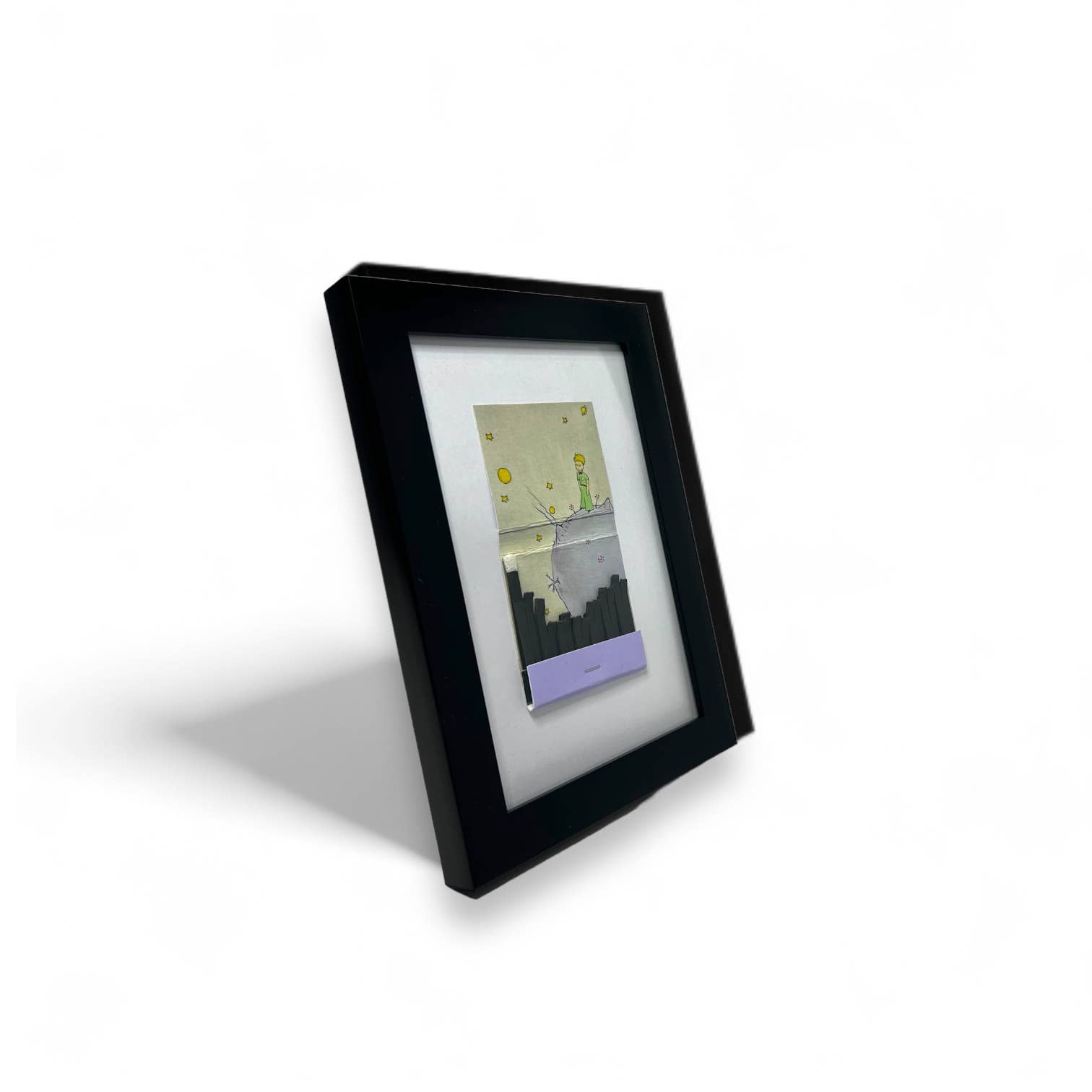 King Margot – wholesale Konsttryck – Den lilla prinsen handgjorda tändsticksbokstryck inramad 1