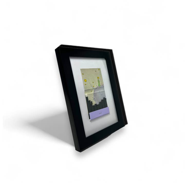 King Margot - Wholesale Art Print - The Little Prince Handmade Matchbook Print Framed 1