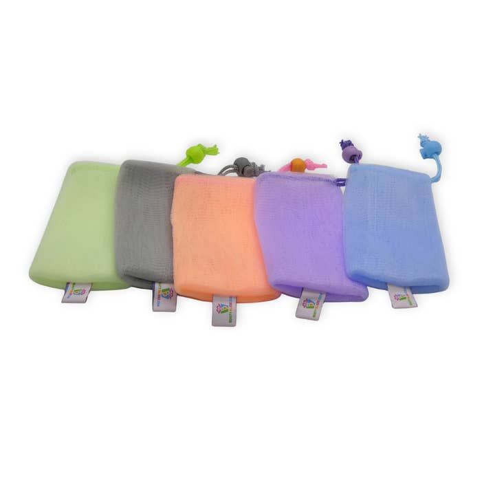 Beauty Blisss - Wholesale Soap Pouch/Sack/Bag - Nylon Mesh Soap Saver Bags with Toggle, 5 and 10 Pack Sets9