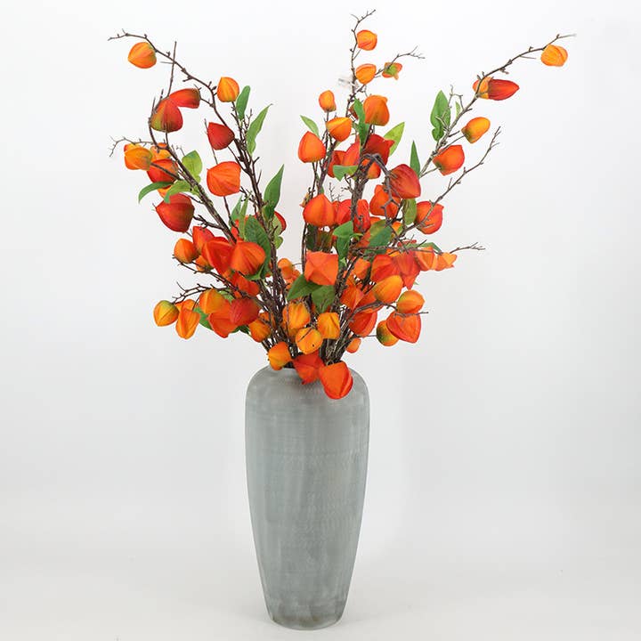 ACNITE(We cover U.S. import duties) - Wholesale Artificial flowers - 35" artificial Chinese lantern flower home decor vase filler3