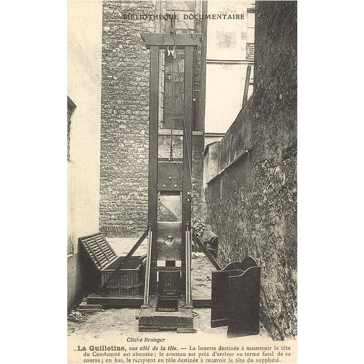 Found Image Press - Wholesale Magnet - Magnet FF-119 The Guillotine