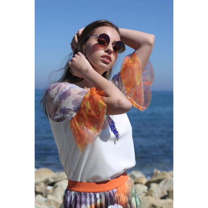 Viscose Blouse With Digital Print for wholesale by Lalipop Design