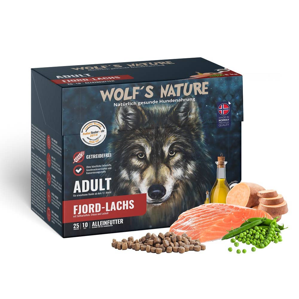 Lucky-Pet Handels- und Produktions GmbH - Wholesale Pet Food - Dog - Wolf's Nature® fjord salmon2