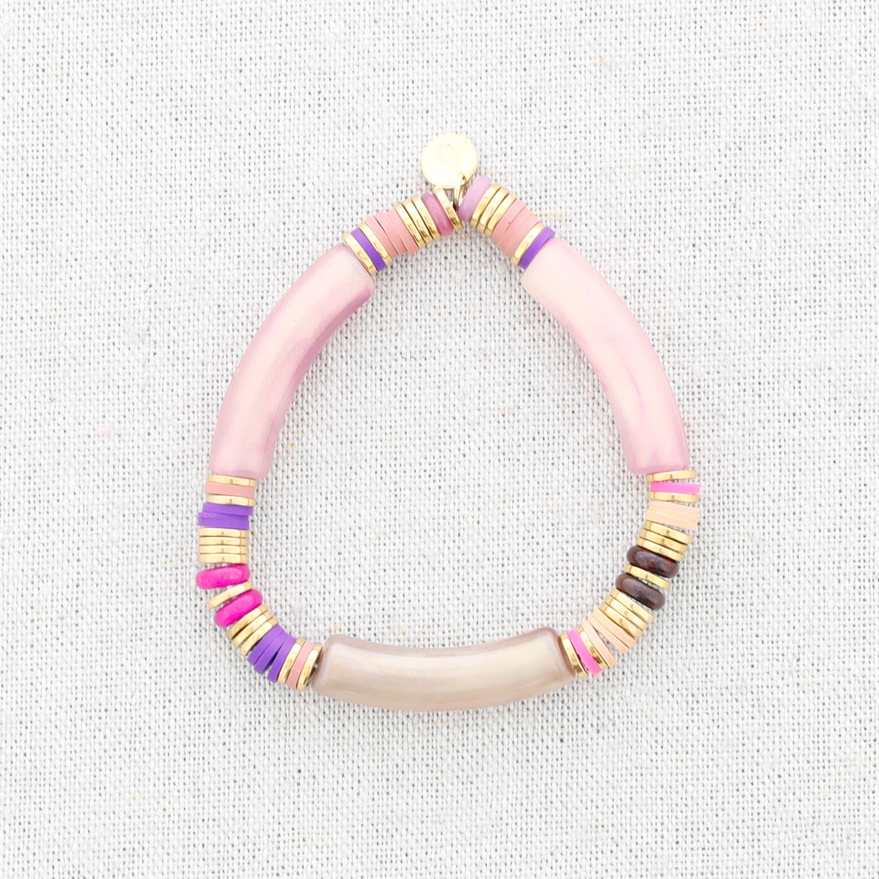 Sonata - Vendita all'ingrosso Gioielli a scatto - Bracciale elastico, acciaio, perline, resina13