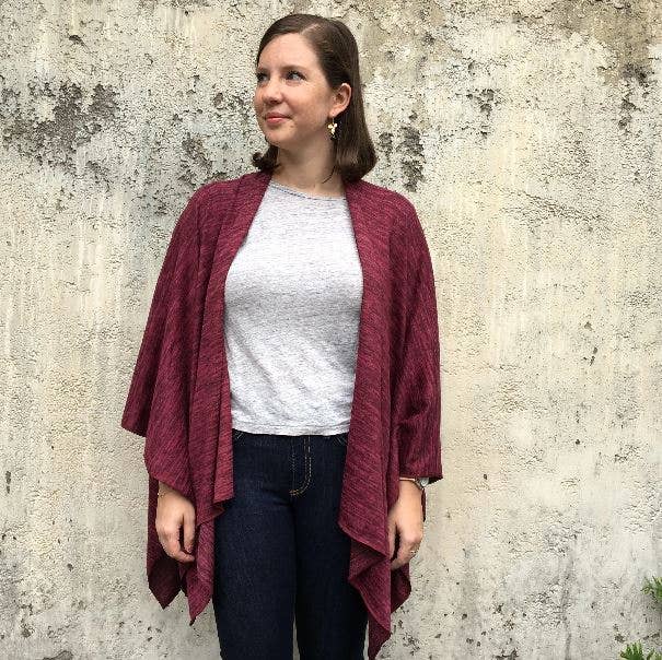 Dana Herbert – Engroshandel Wrap - Dame – Heather Jersey Wrap1