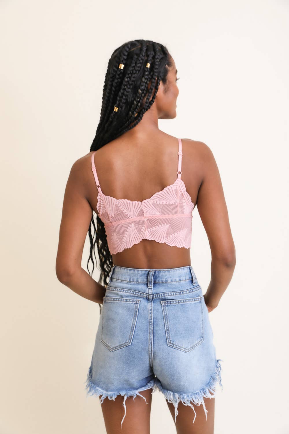 Leto Accessories - Wholesale Bralette - Women's - Butterfly Scallop Lace Bralette15