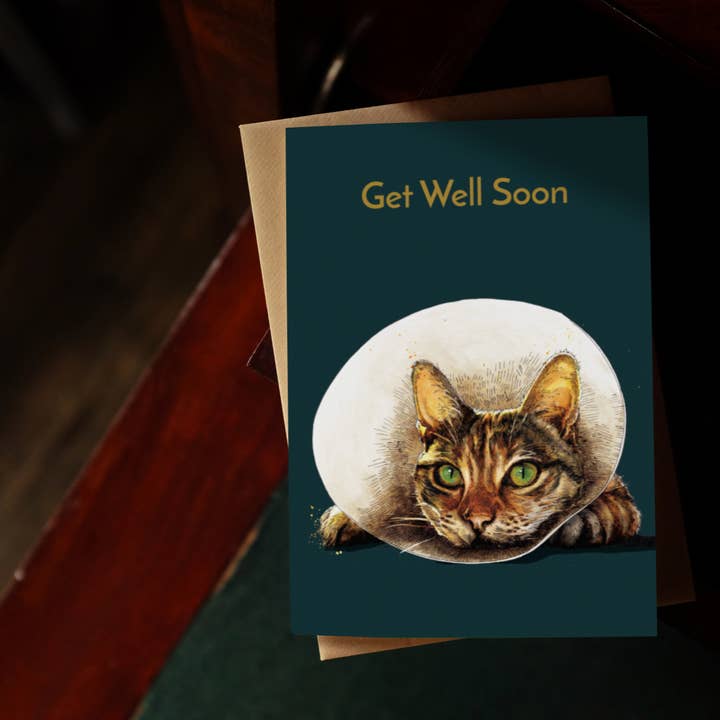 Some Ink Nice – wholesale Get well card – Cat Get Well Card * Cat Card * Animal Cards * Funny Cat Card2