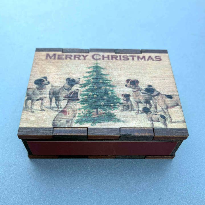 Most Amazing - Wholesale Matches - Matches • Christmas Dogs Wooden Matchbox • Stocking Stuffers6
