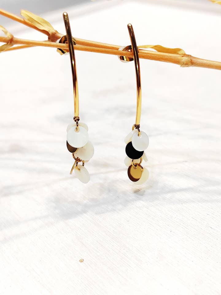 Long Quinn Earrings for wholesale by LOLO & YAYA