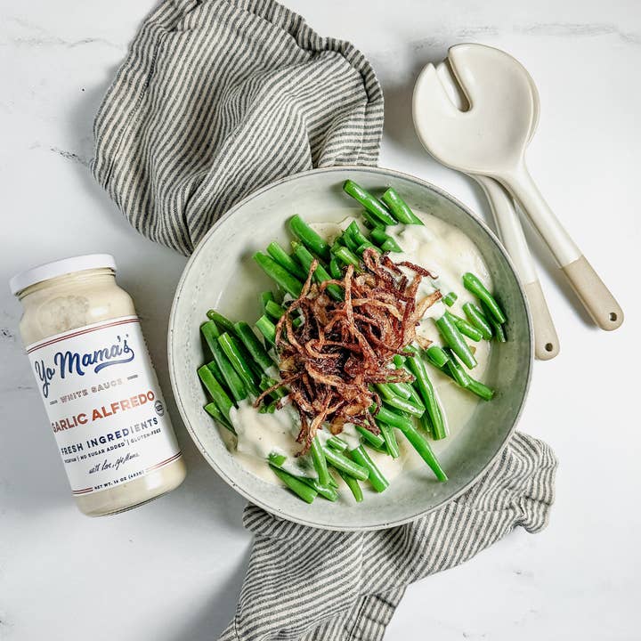 Yo Mama's Foods - Wholesale Sauce - Roasted Garlic Alfredo4