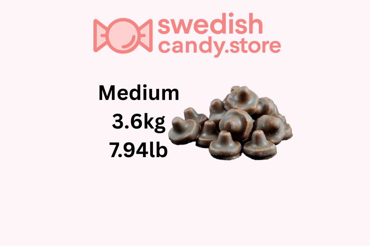 Swedish Candy.Store - Swedish Candy - Wholesale Gummy - Swedish Candy-Chocolate Mushrooms 1.2kg/2.65lb1