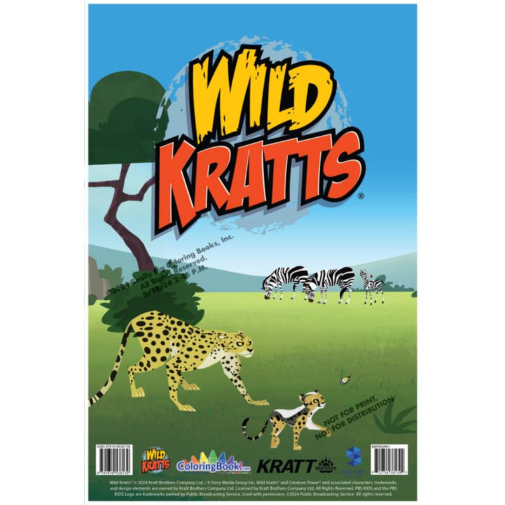 Really Big Coloring Books | ColoringBook.com - Wholesale Coloring & Activity Book - Kids & Baby - Wild Kratts® Giant Coloring Book 12 x 18 PBS KIDS®5