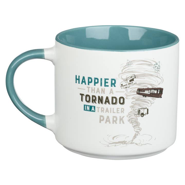 Christian Art Gifts - Wholesale Coffee Mug - Mug Ceramic Tornado In A Trailer Park